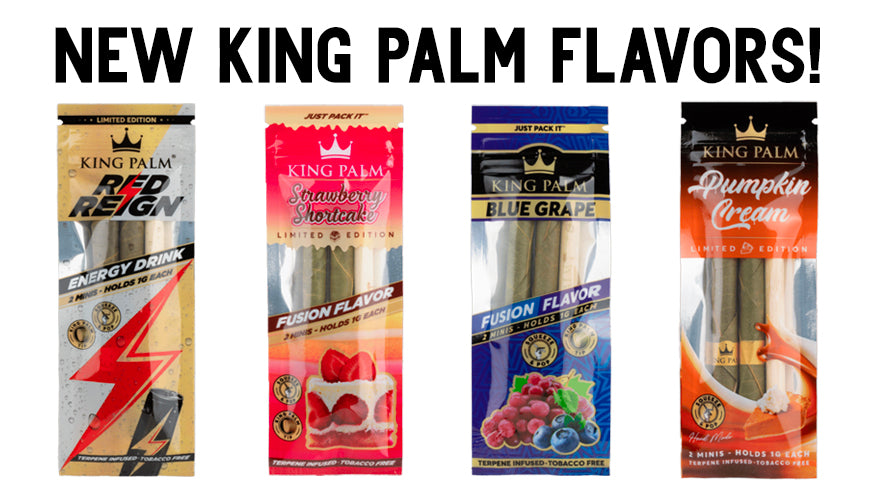 New! King Palm Mini Rolls Flavors!