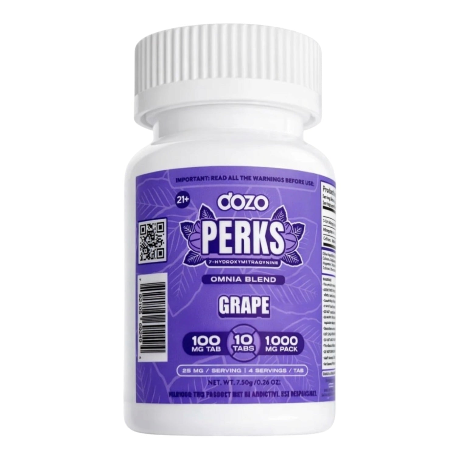 DOZO PERKS 100mg 10ct Bottle - Pack of 5