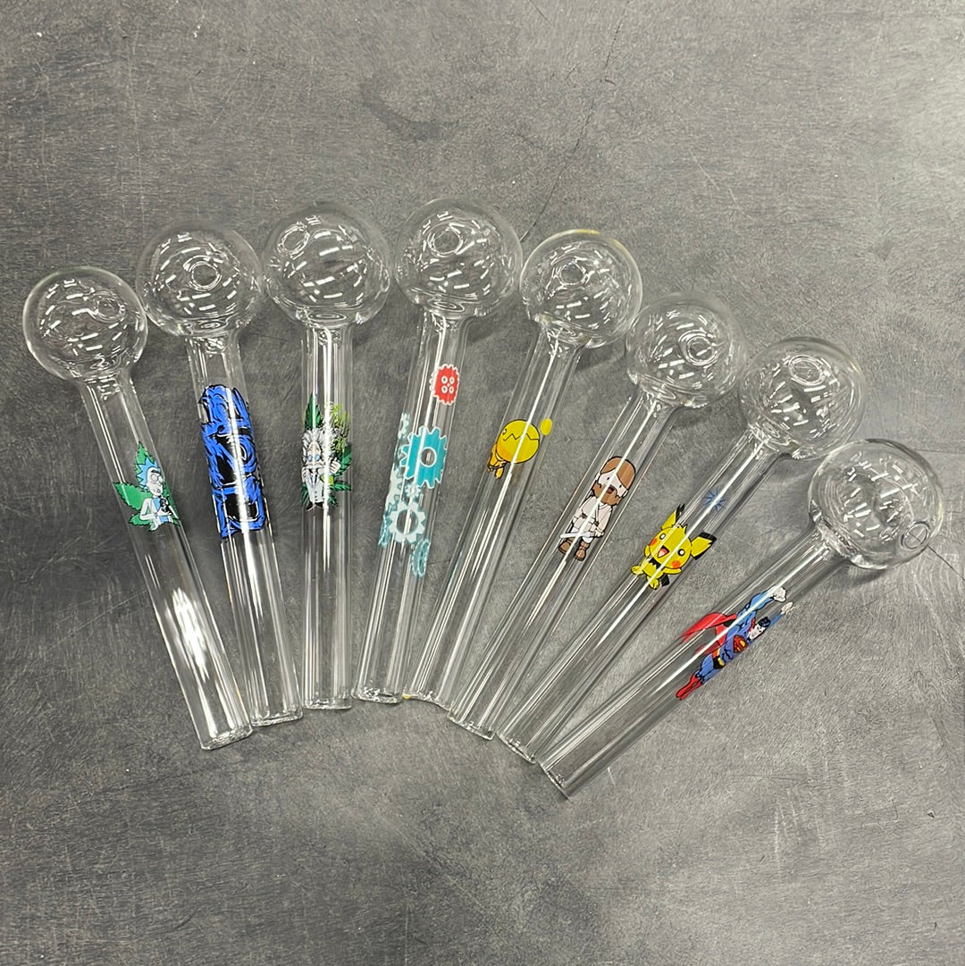 8" Jumbo Oil Burner Decal Pack of 8 - Assorted Design