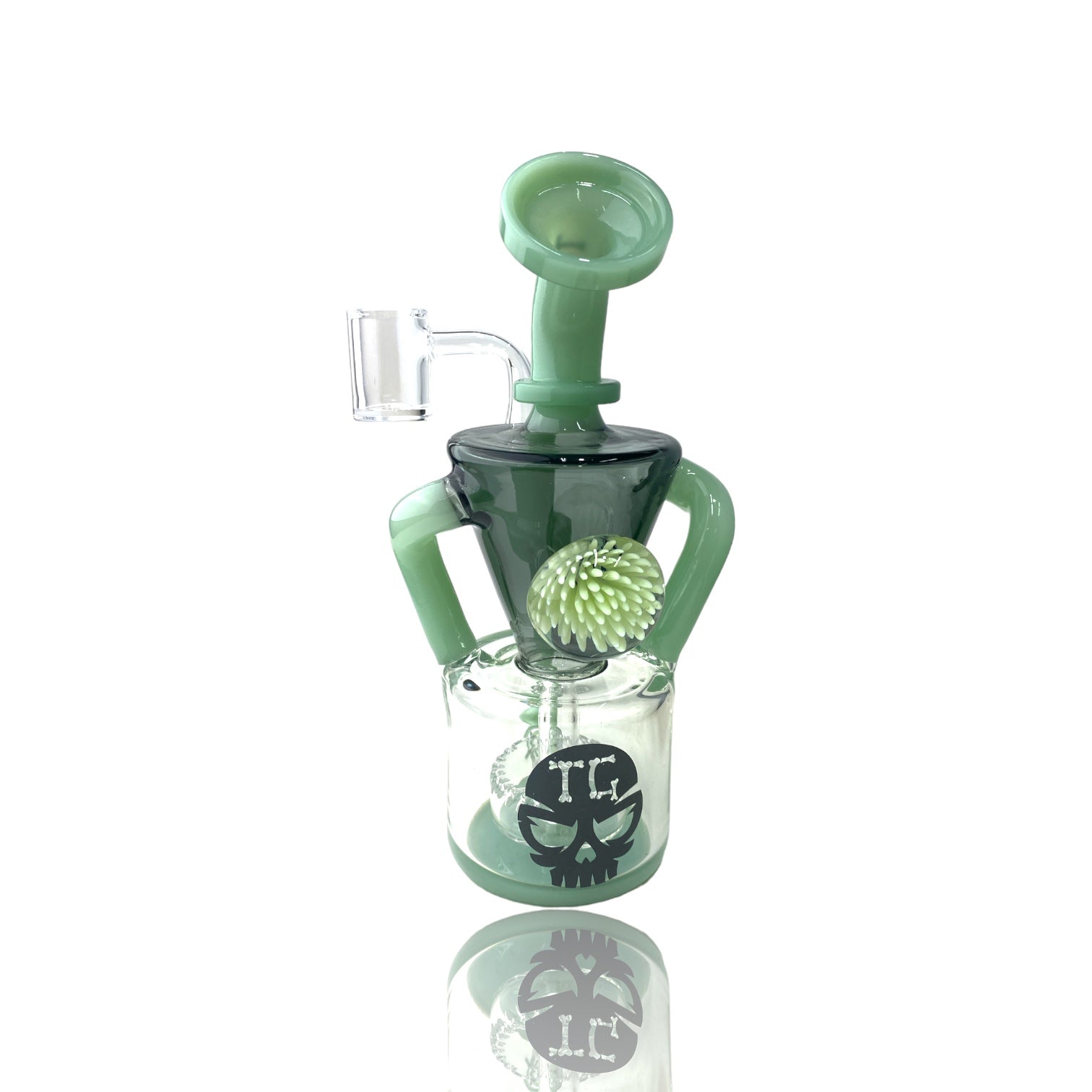 TX25 – 7.5" Toxic Cone Flower Pendant Recycler