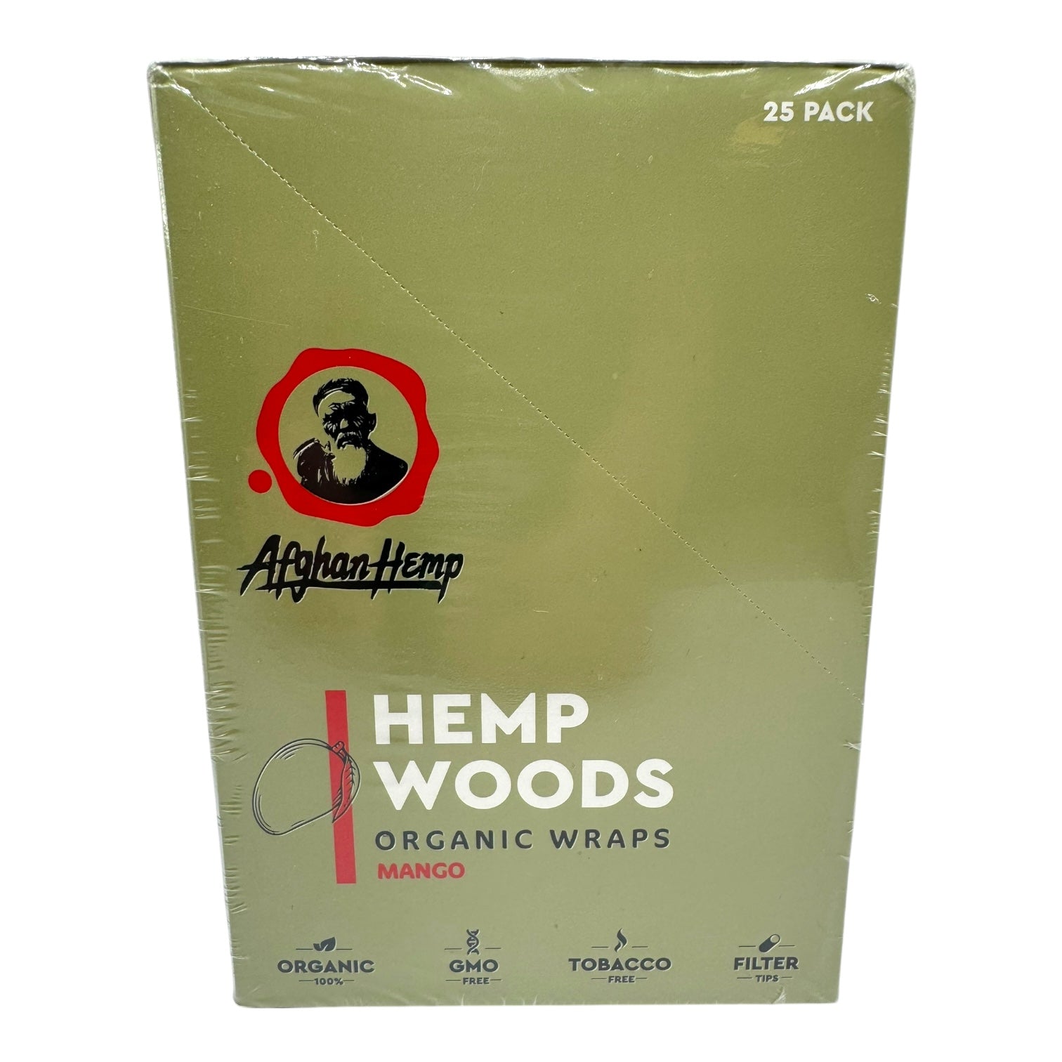 Afghan Hemp - Hemp Woods - Organic Hemp Wraps - Mango (25pc Display)