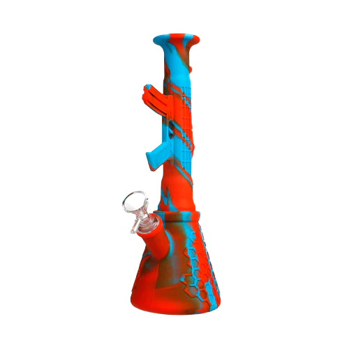 11" Rifle Gun Beaker Silicone Water Pipe