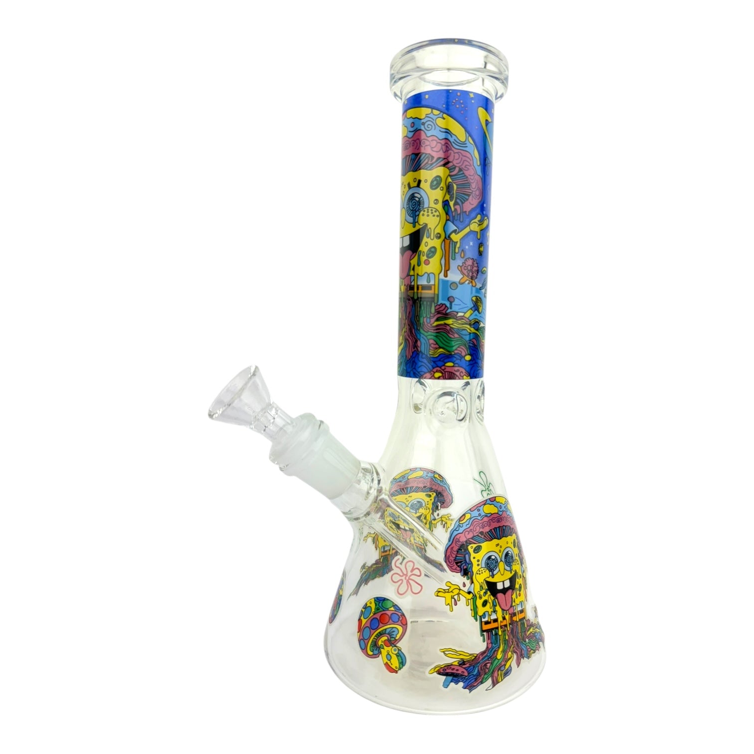 10" Sponge Character Beaker Glass Water Pipe (Assorted)