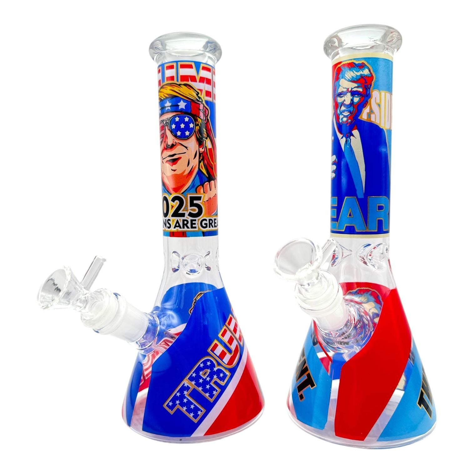 10" Trump Beaker Glass Water Pipe