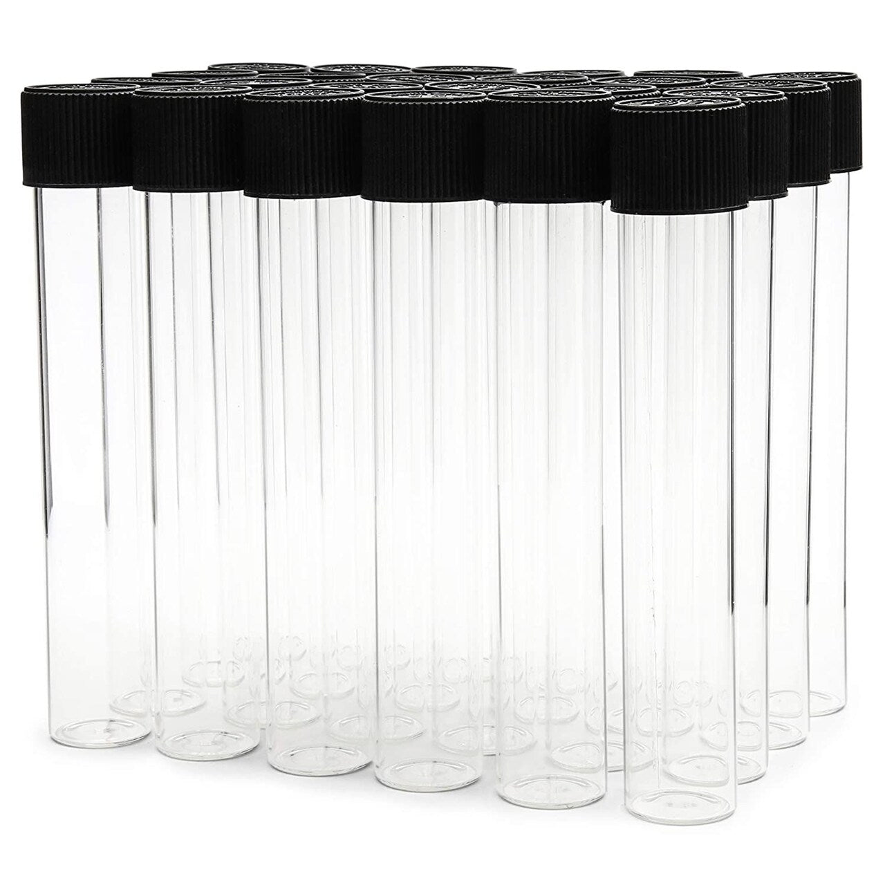 115x22 Glass Tube With Black Cap