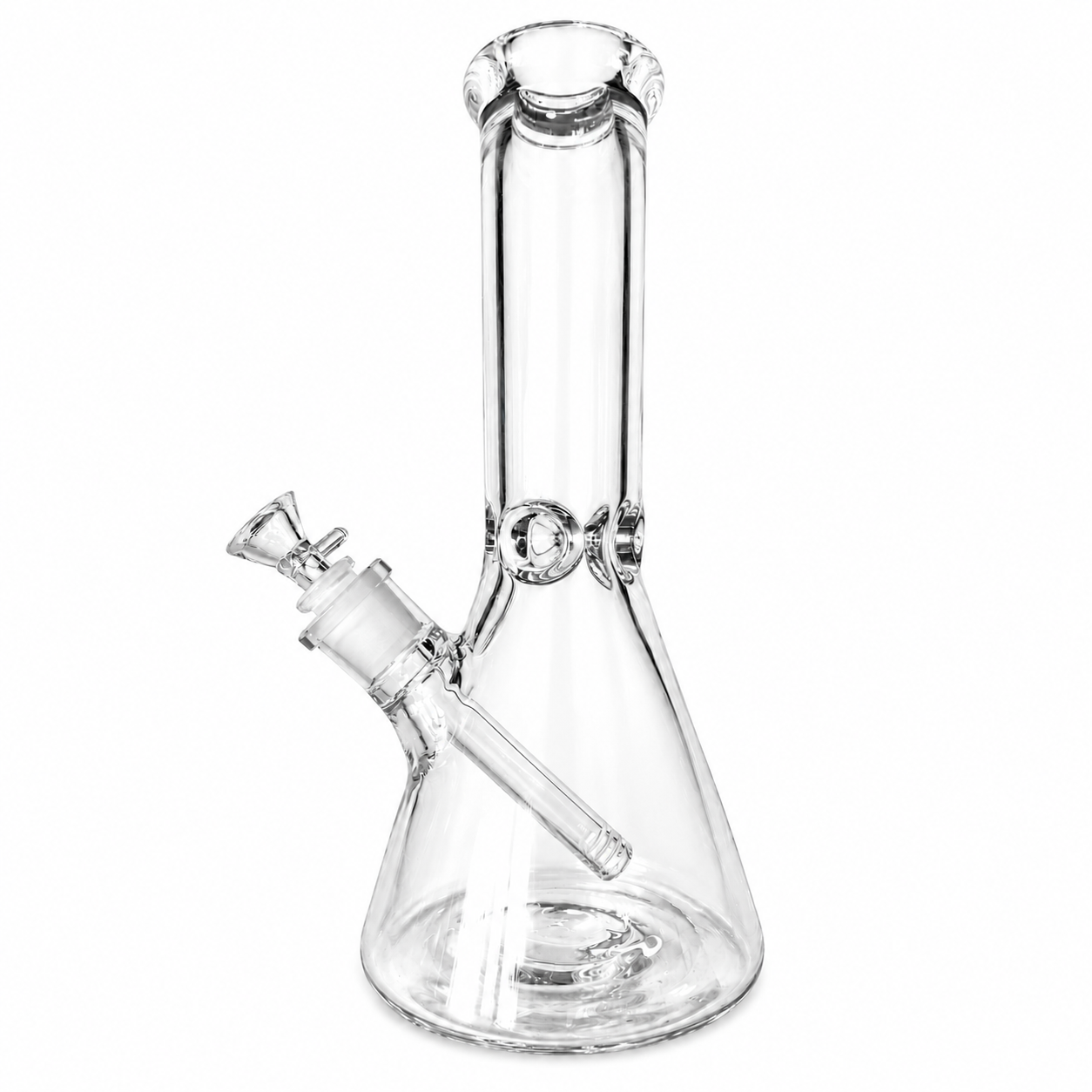 12" Clear 9mm Heavy Glass GG Water Pipe Beaker