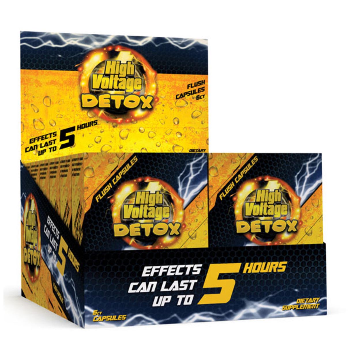High Voltage Detox Flush Capsules (6 Capsules/12ct Display)