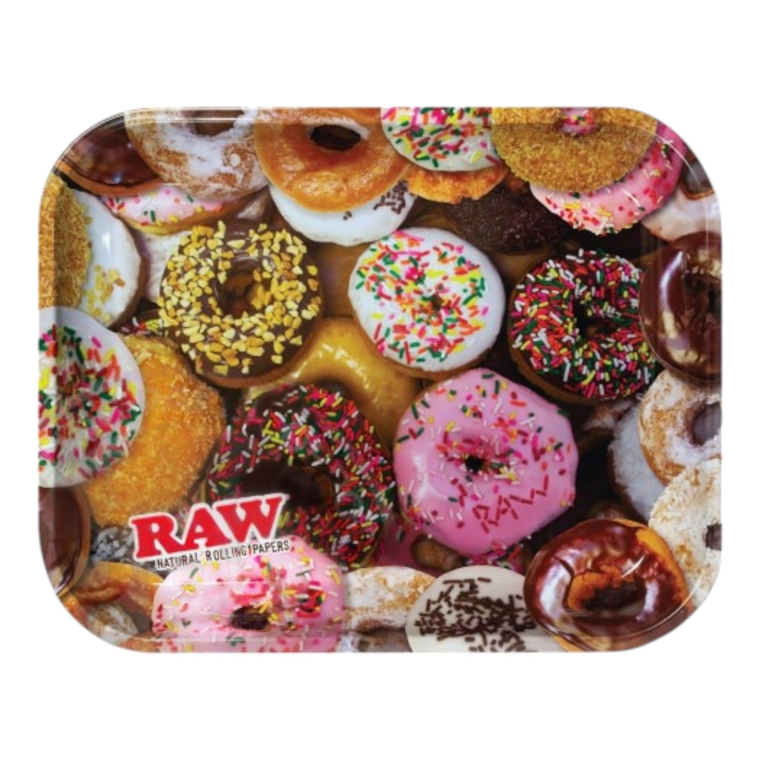 14″ x 11″ Raw Large Metal Rolling Tray