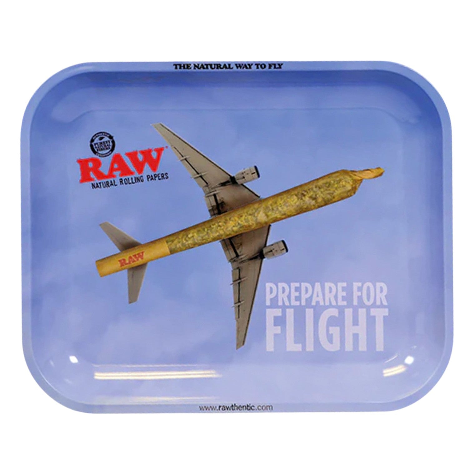 14″ x 11″ Raw Large Metal Rolling Tray