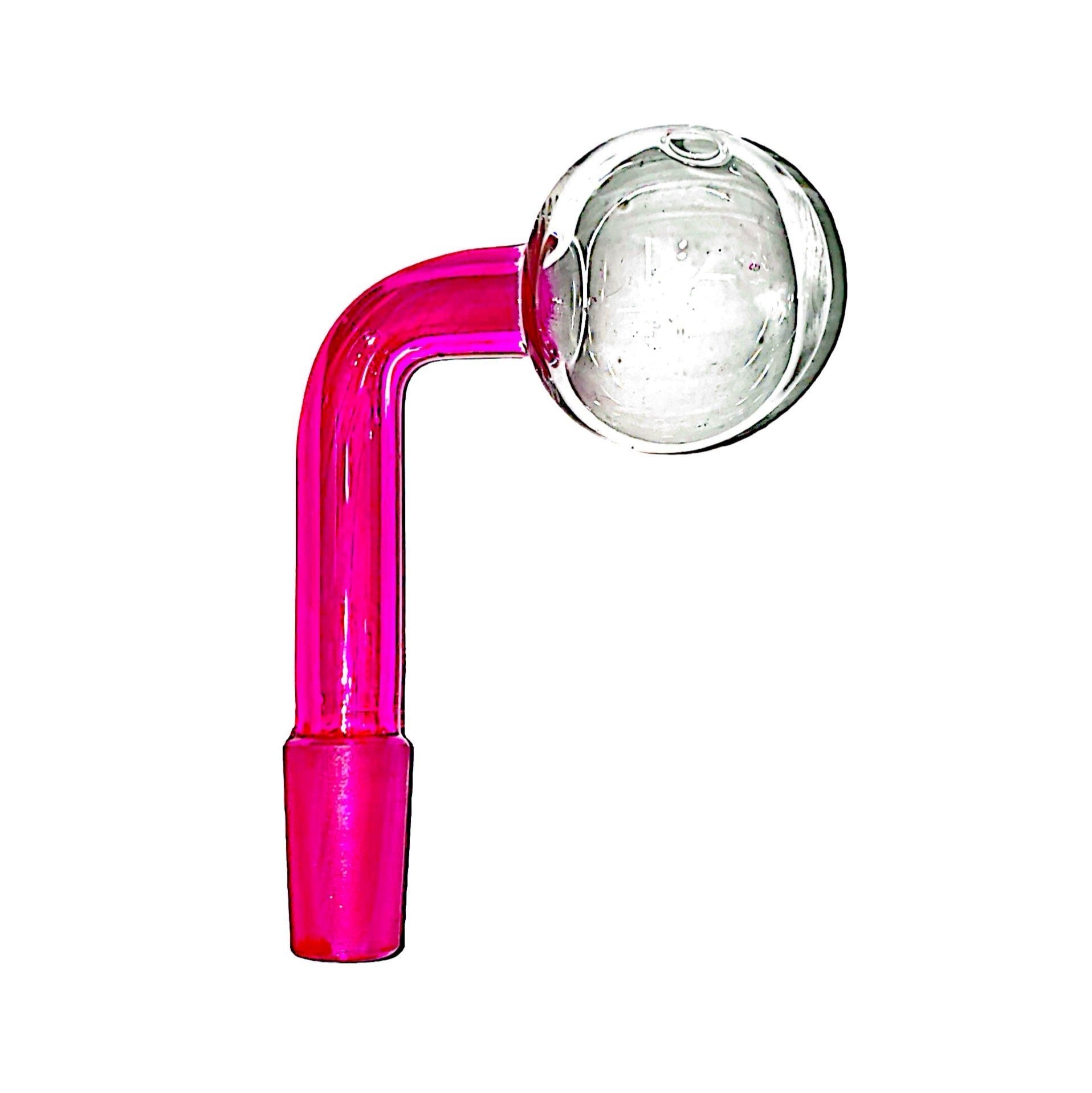 Solid Color Stem Clear Bowl 14MM GG Attachment Oil Burner (Pack Of 25)