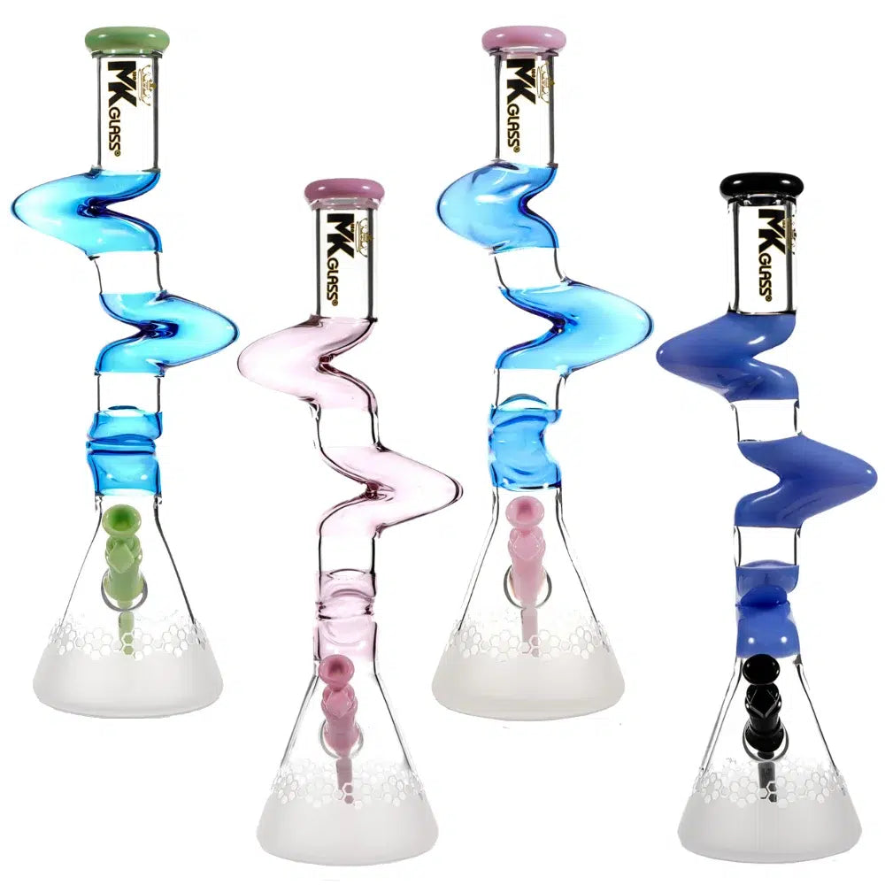 MK20 - 18″ MK100 Honey Frosted Zinger Water Pipe