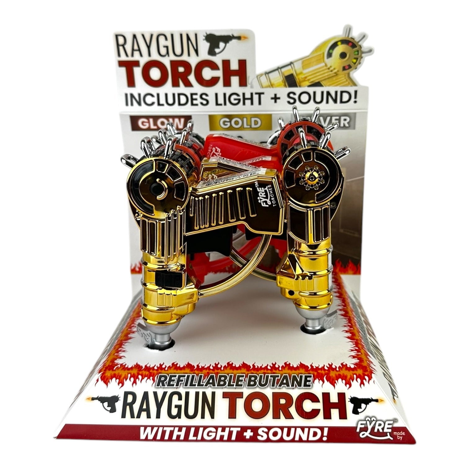 Raygun Torch includes Light + Sound - 6pc Display