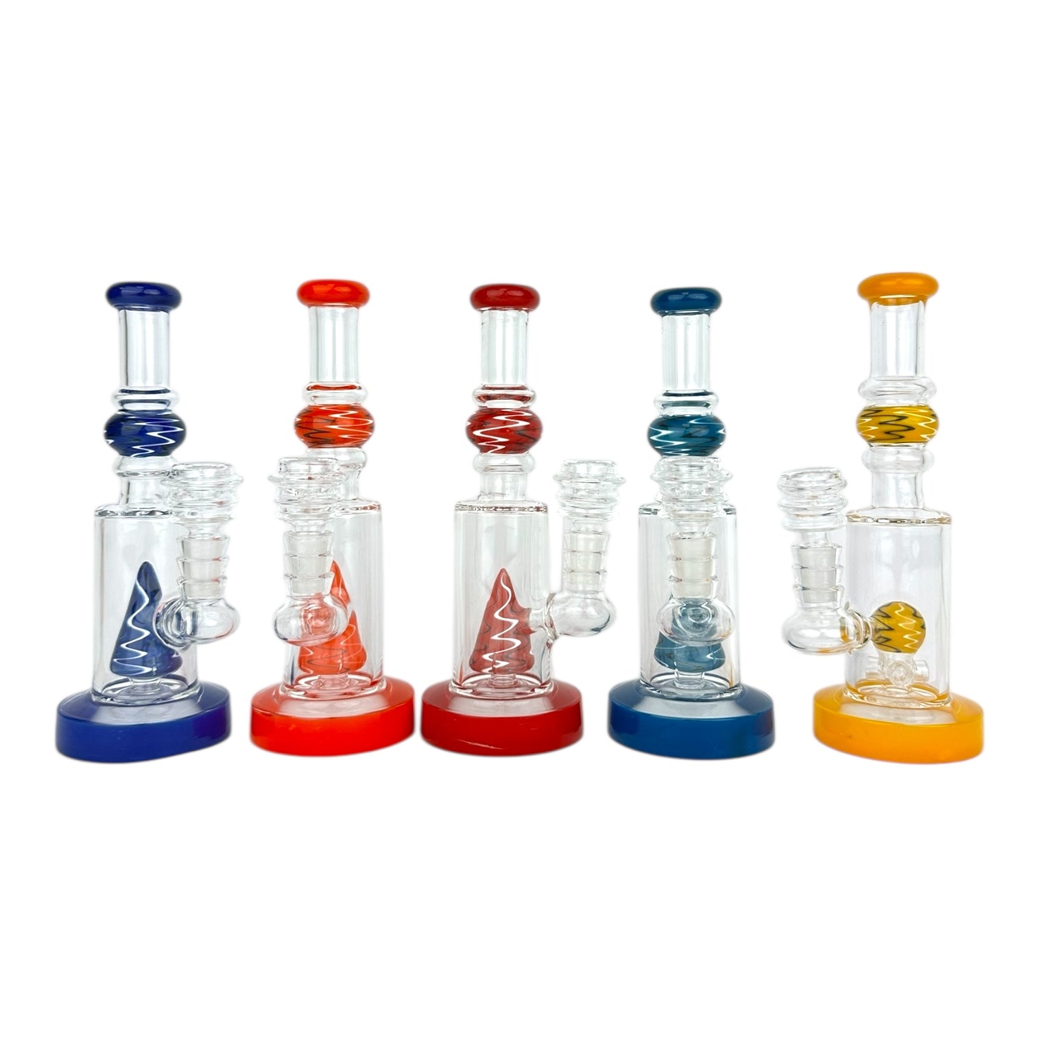 7.5" Glass Water Pipe WP-1015 -Assorted Colors
