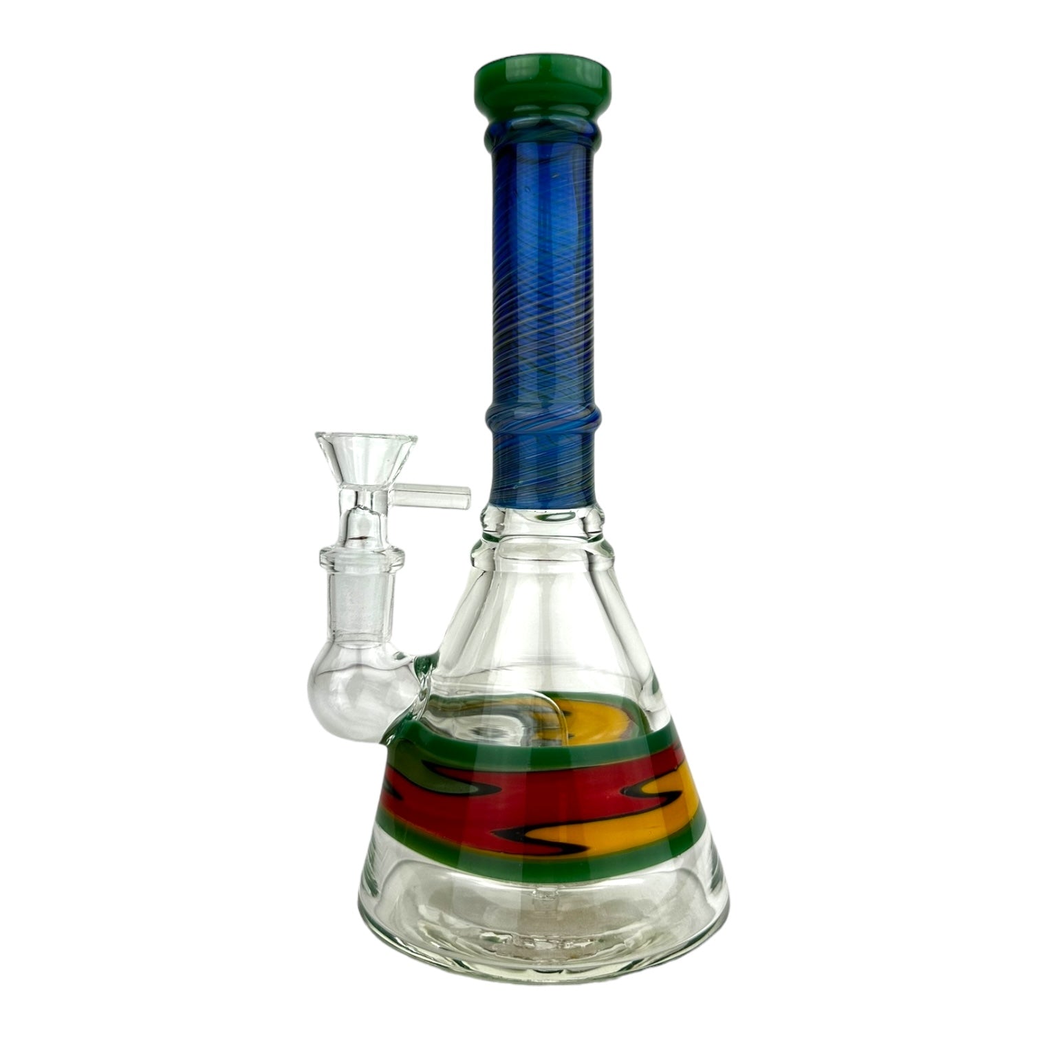 8.5" WigWag Beaker Glass Water Pipe "6006"