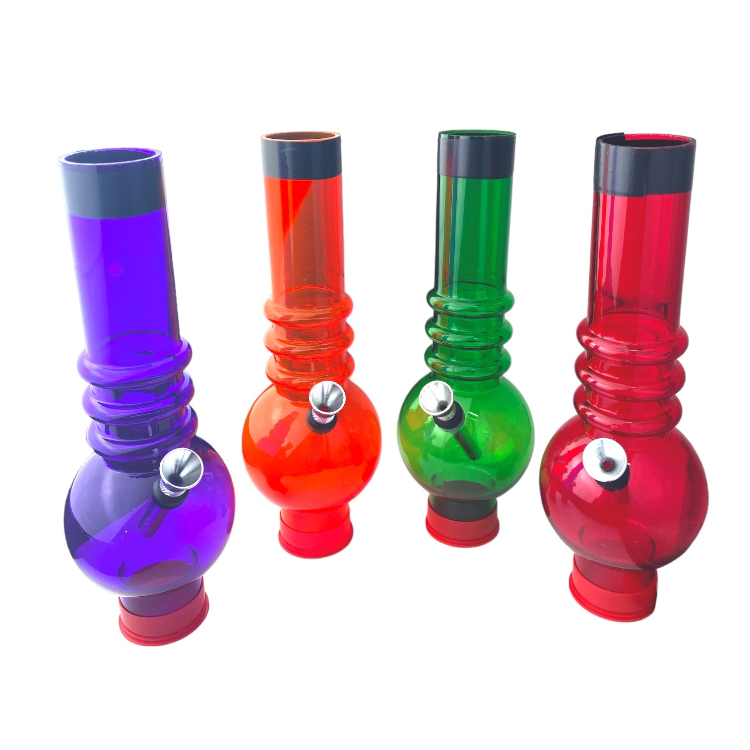 8" Gas Mask Ready Acrylic Water Pipe