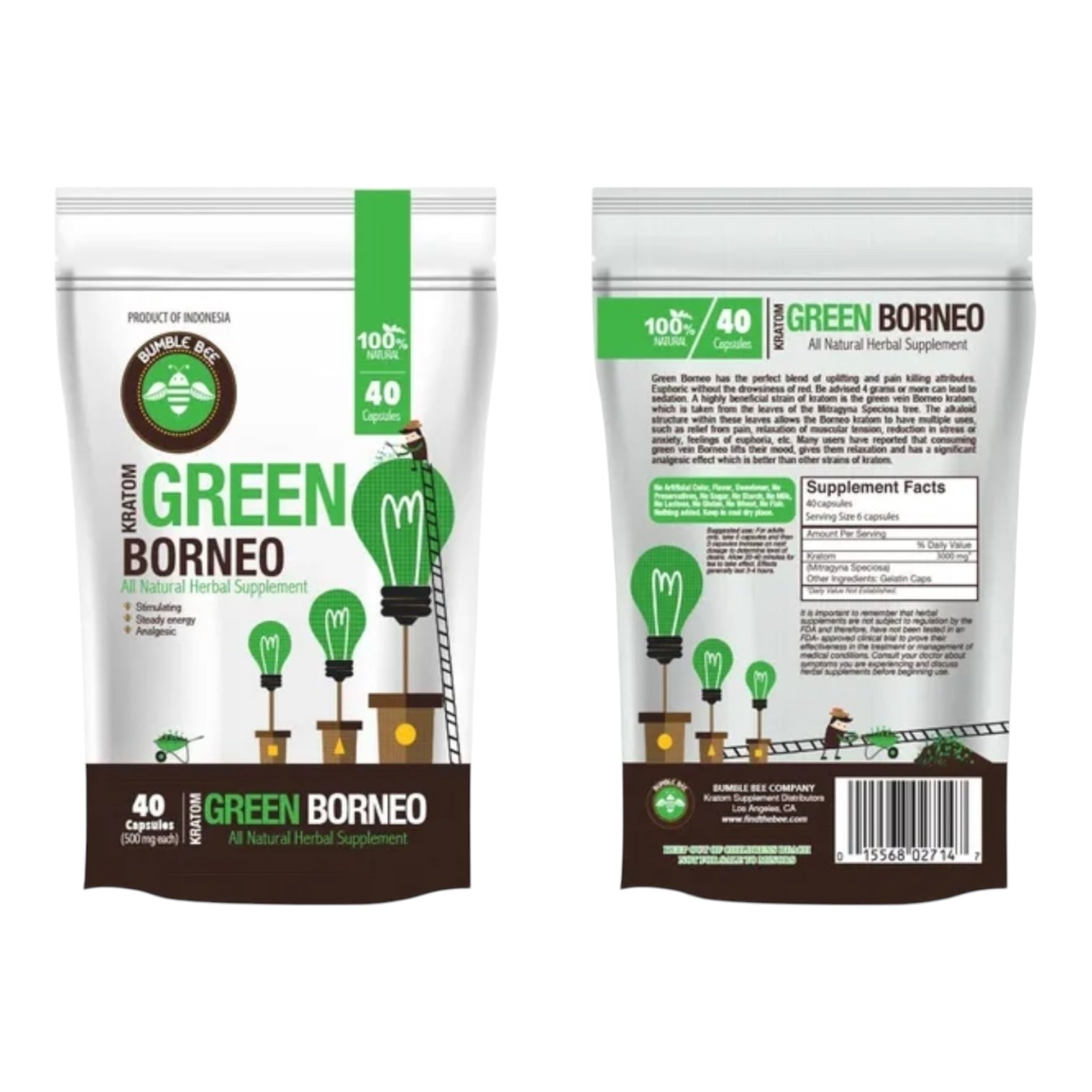 Bumble Bee Kratom (Capsules) (40ct)