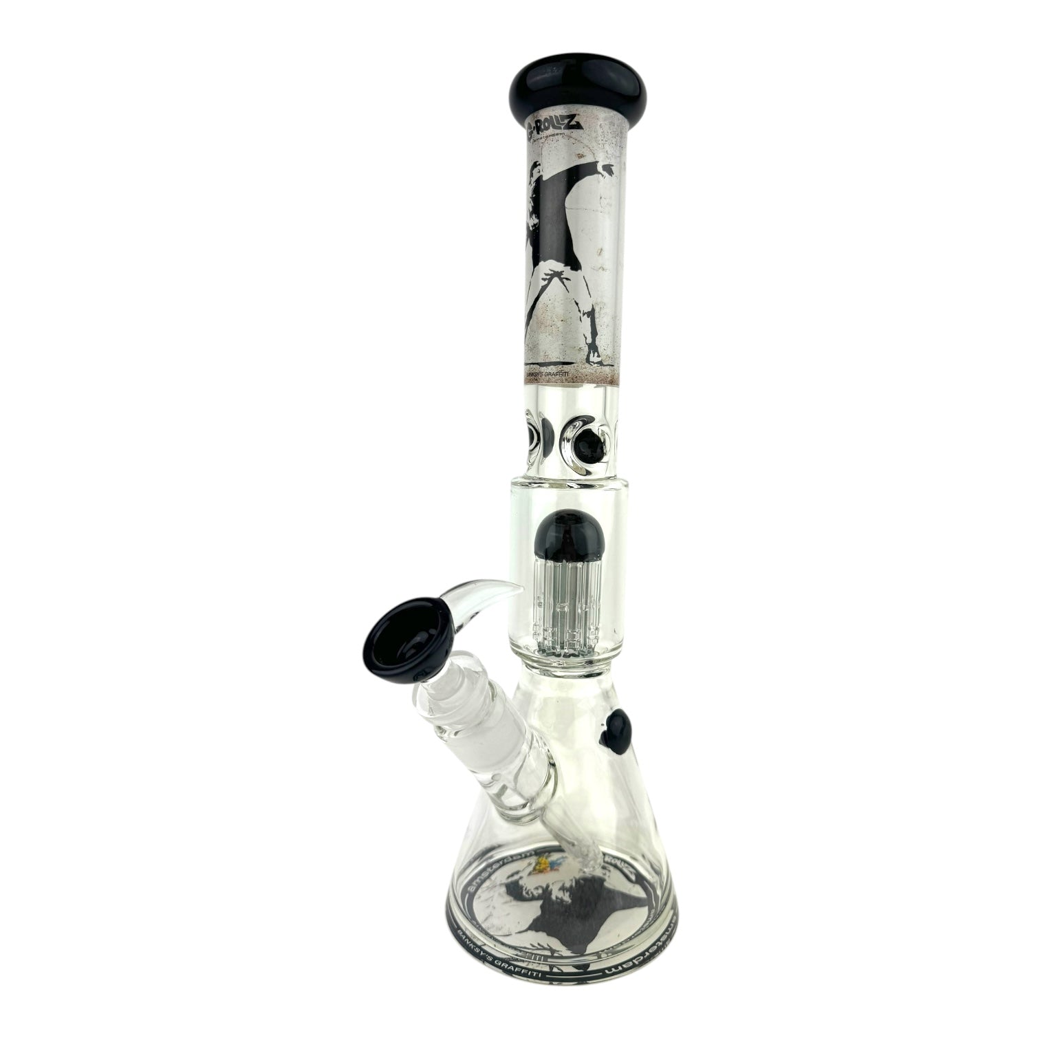 G-Rollz 13.5" Tree Perc Beaker Glass Water Pipe