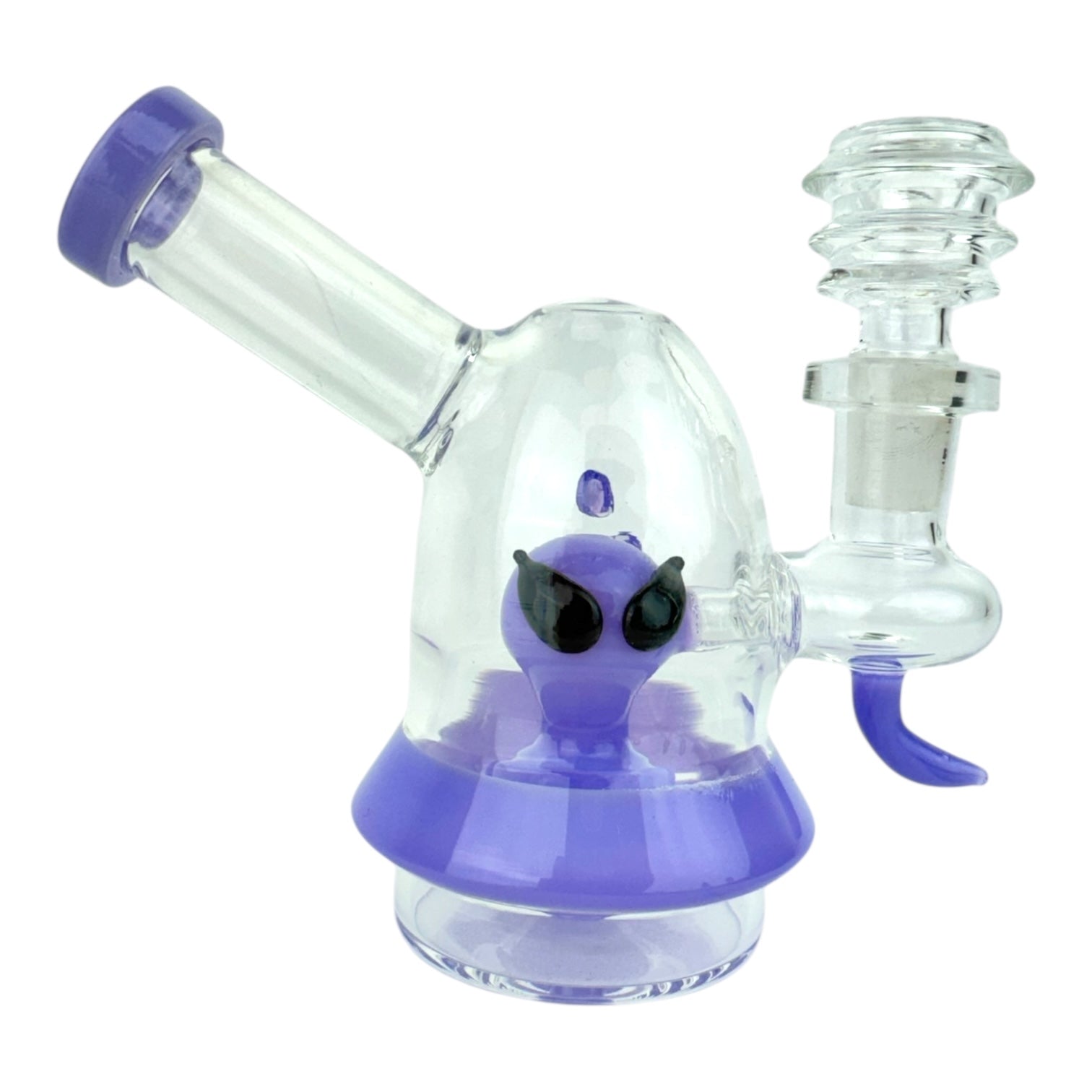 4” Alien Ship Glass Water Pipe (Assorted Colors)