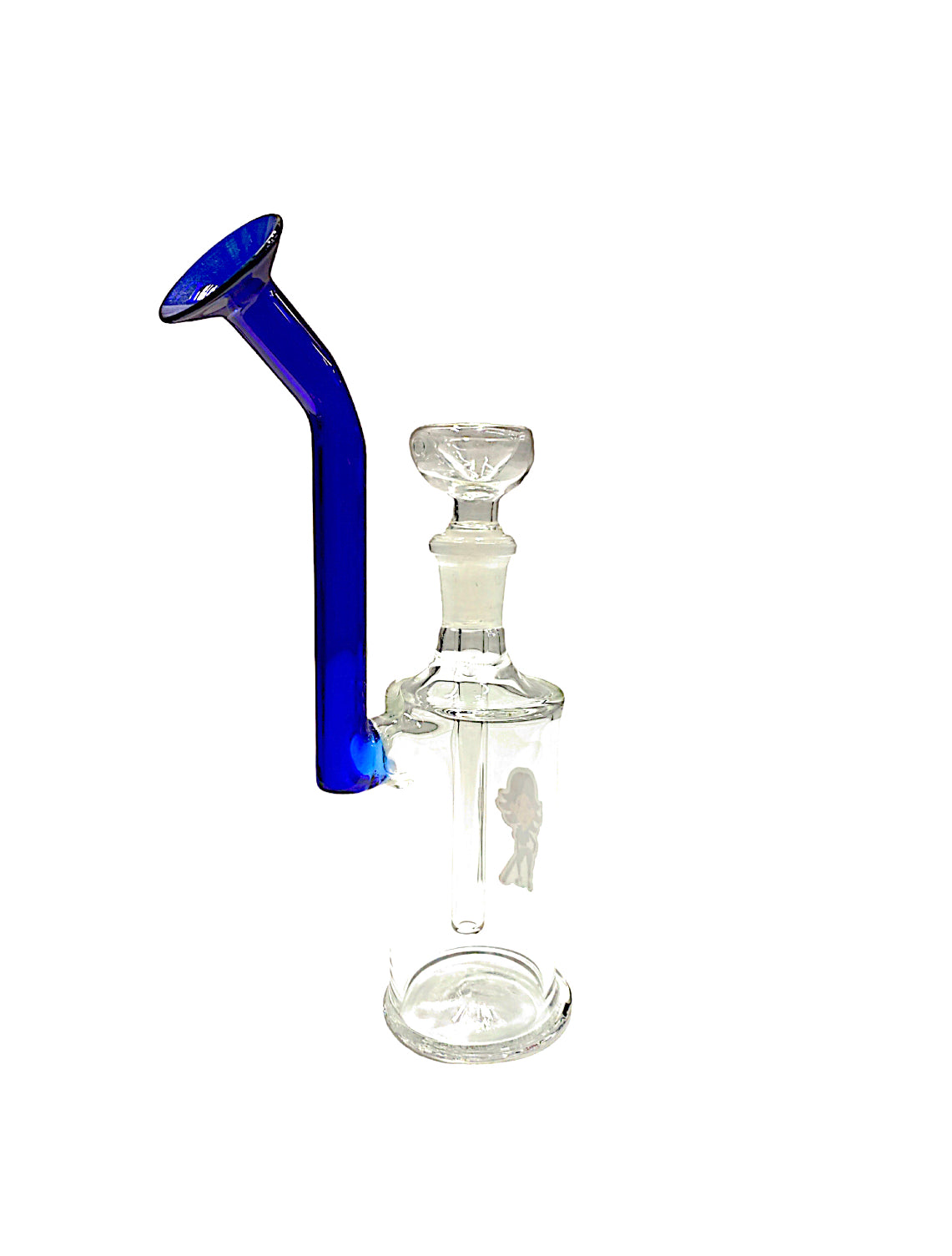 G/G 14mm Showerhead Glass Water Pipe - Assorted Stickers