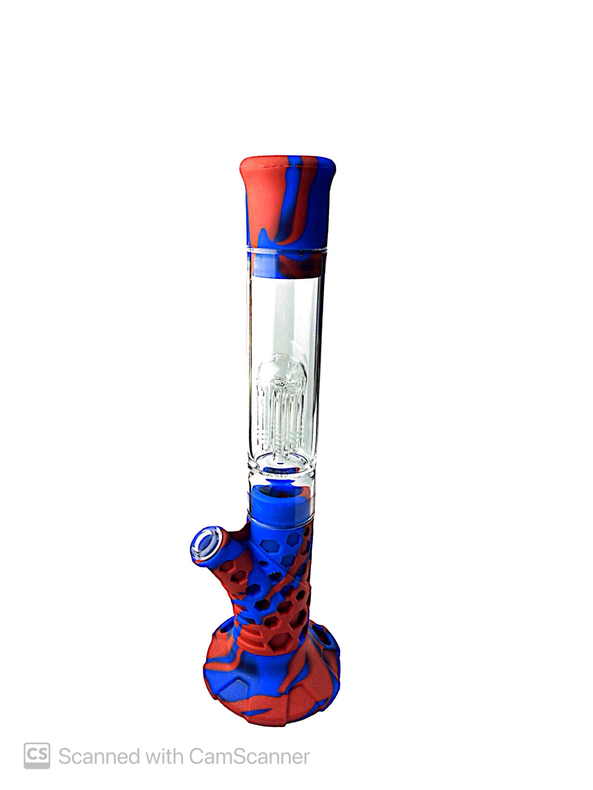 15" Tree Perc Silicone Water Pipe