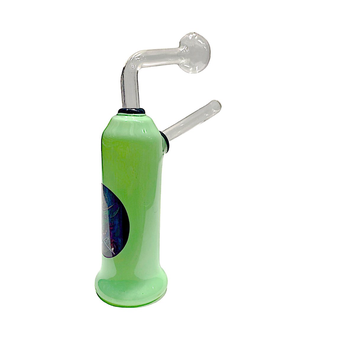 Colored Glass Bell Shape Large 44X4 OB Water Pipe - Assorted Stickers