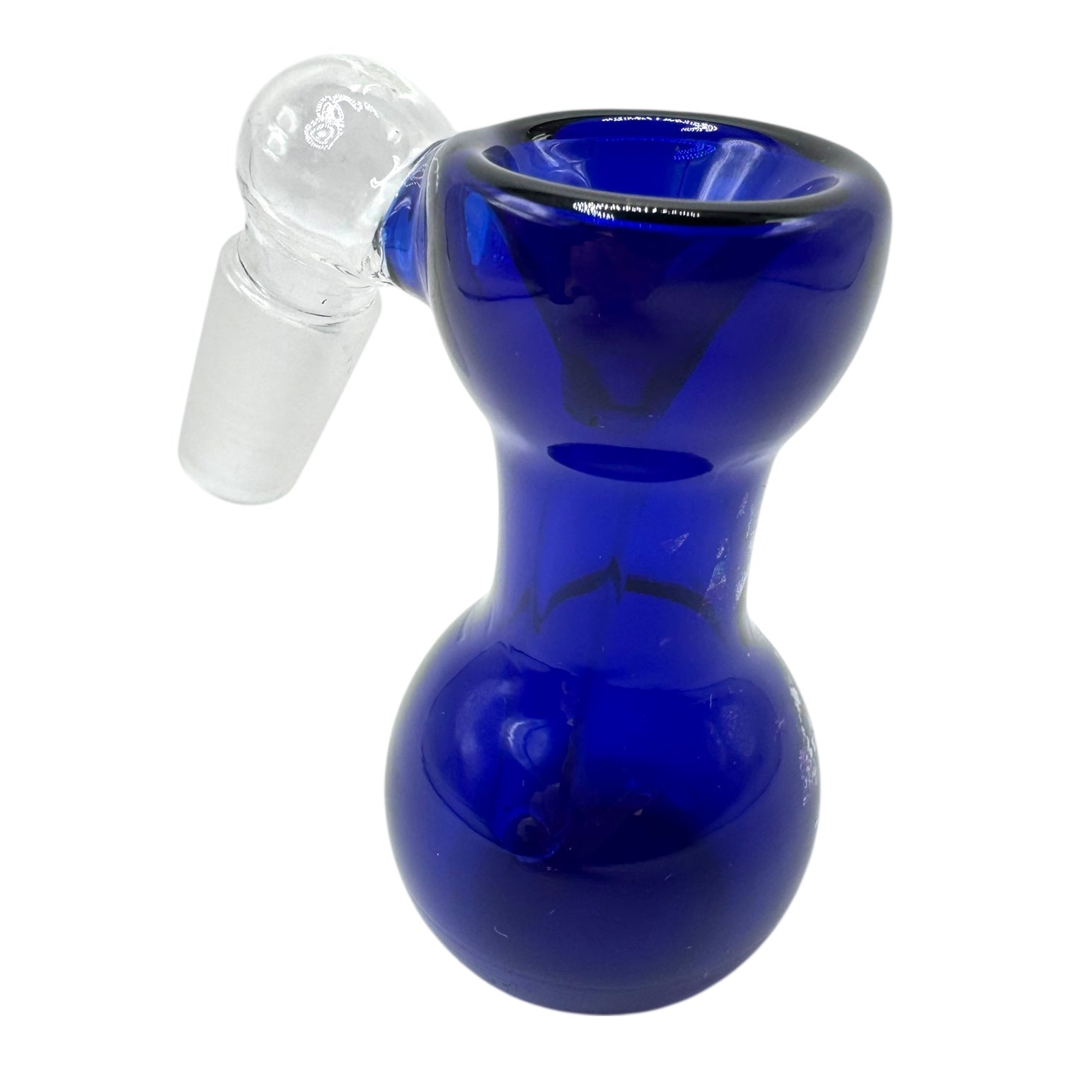 3" Blue Glass Ash Catcher Bowl 14mm Male