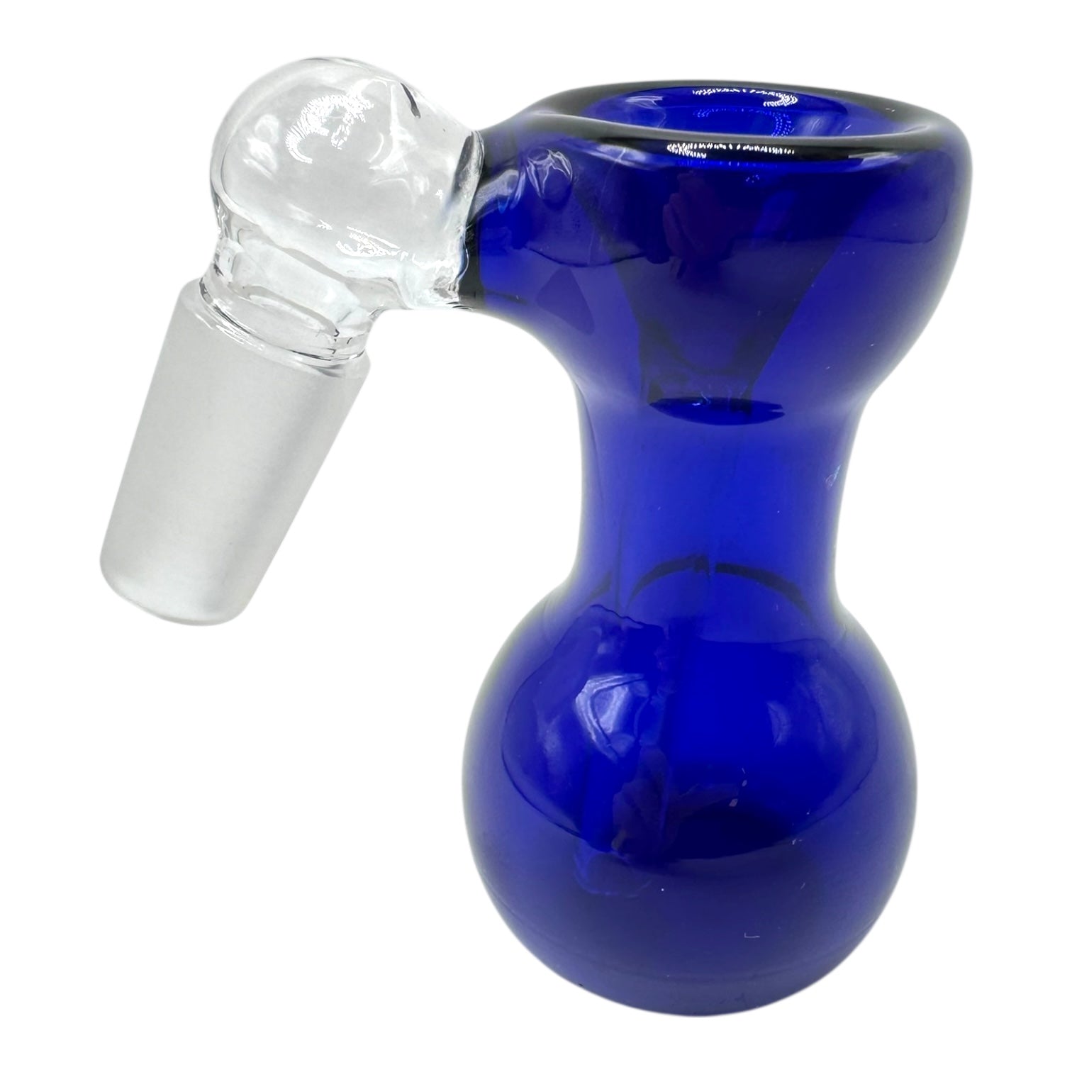 3" Blue Glass Ash Catcher Bowl 14mm Male