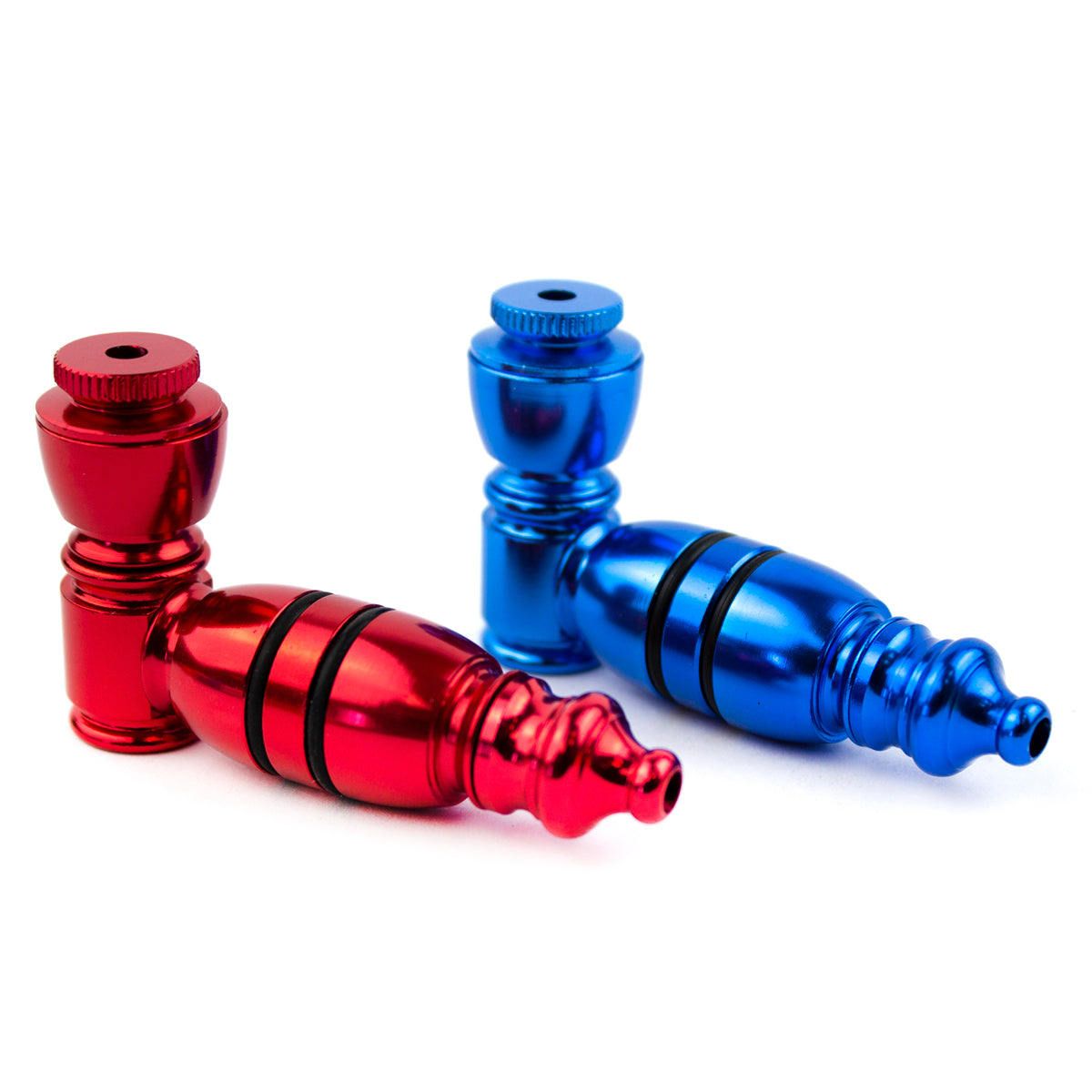 3" Single Chamber Metal Hand Pipe w/ 2 Rubber Seals