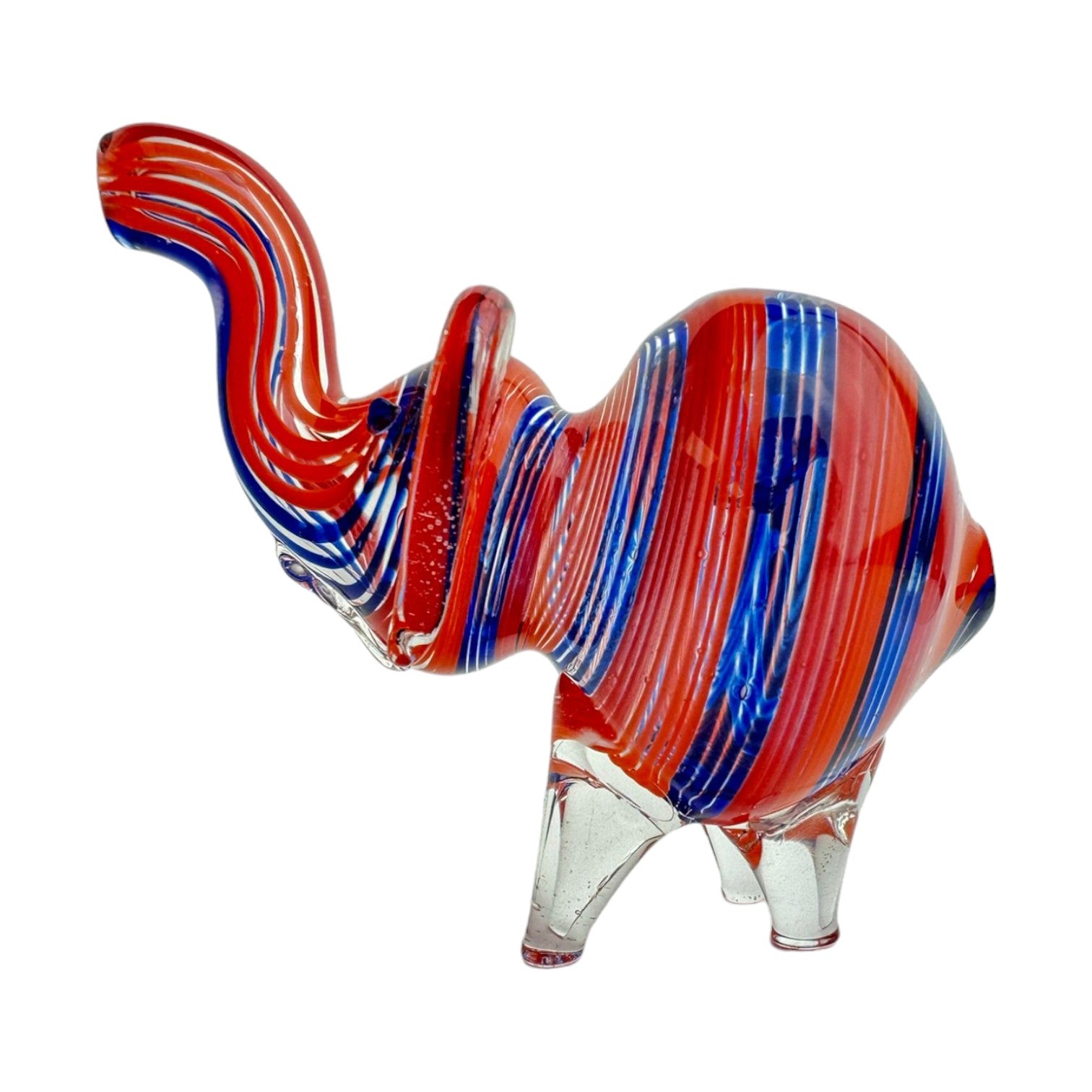 3" Small Elephant WigWag - Glass Hand Pipe