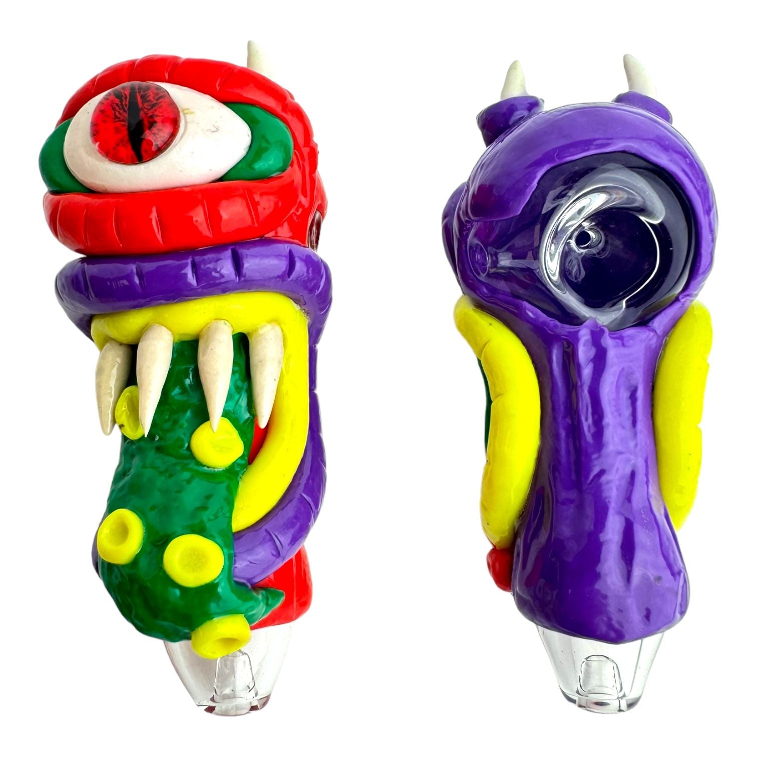 4.5" 3D Monster Hand Pipe (Assorted Colors)