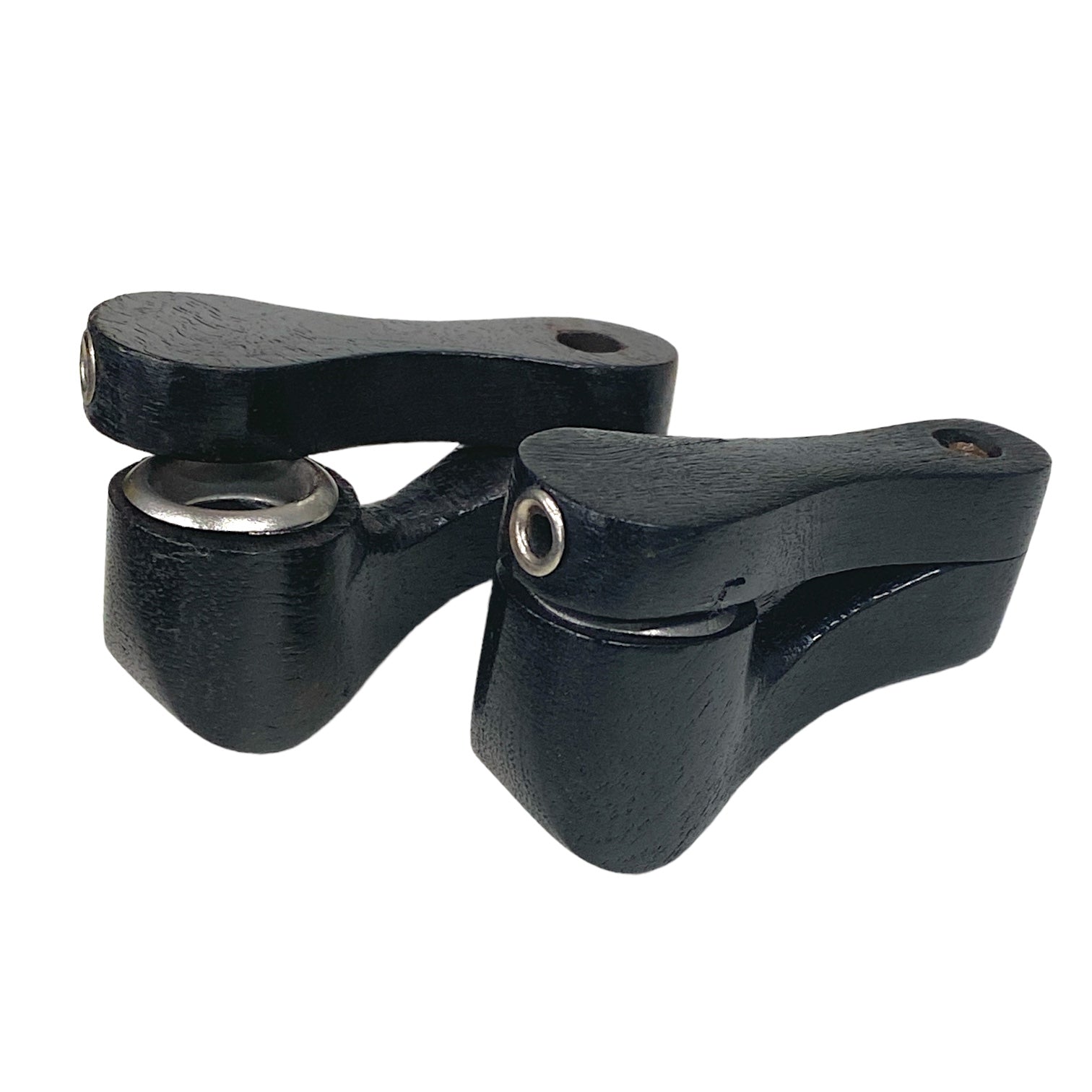 2" Twisted Carb Cap Wooden Hand Pipe