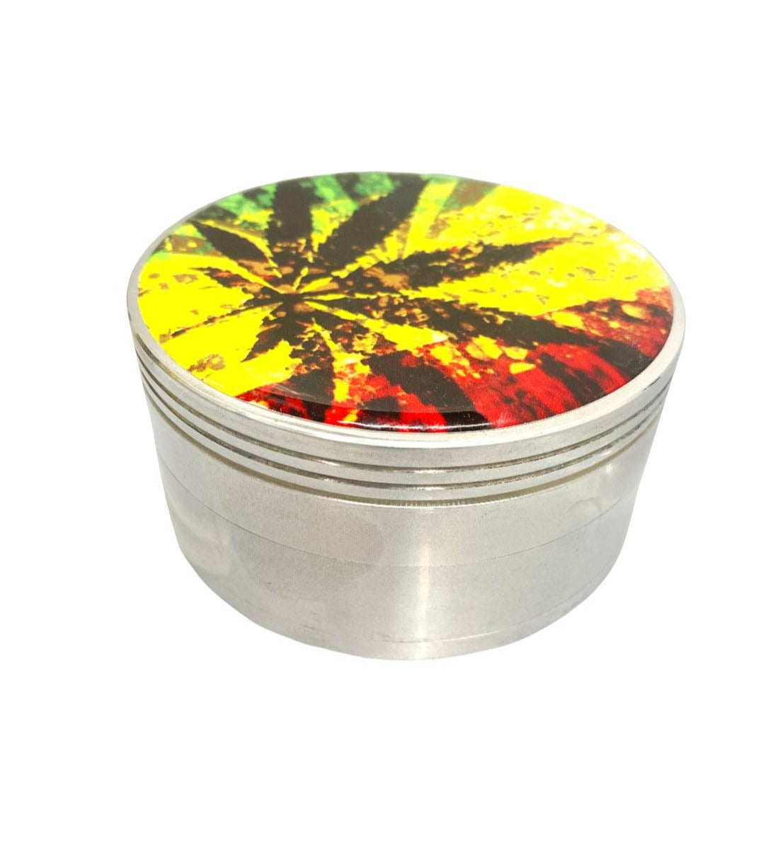 Aluminum 4 Part Assorted Stickers 100MM Grinder