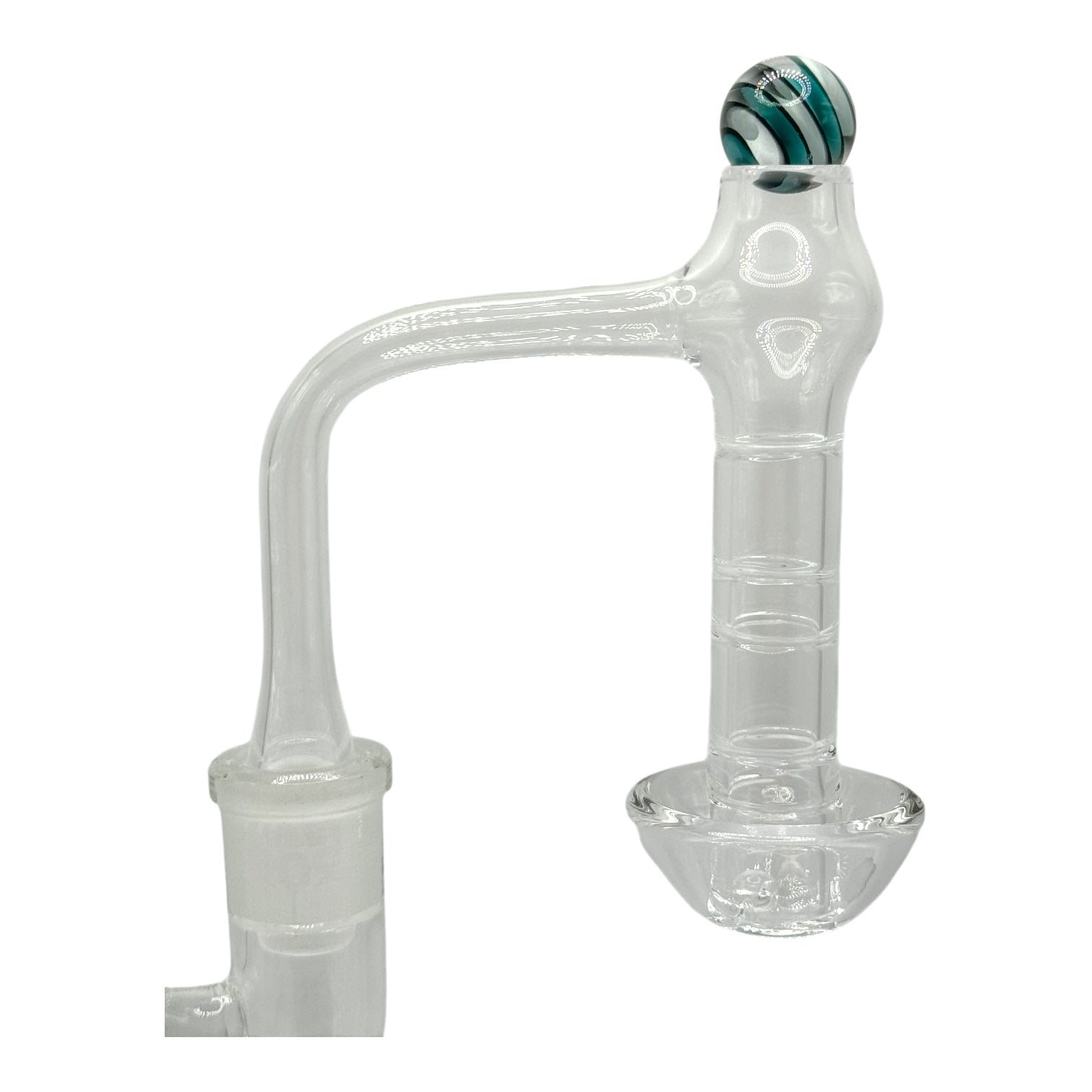 Lollipop QSeries-20 | 14mm Male 90° | Fully Welded Quartz Terp Slurper Banger Set - QZ 120