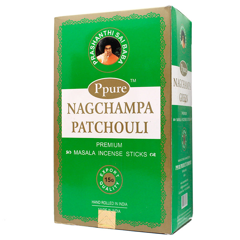 Ppure Nag Champa 15g Premium Masala Incense Sticks (12 Box Display)