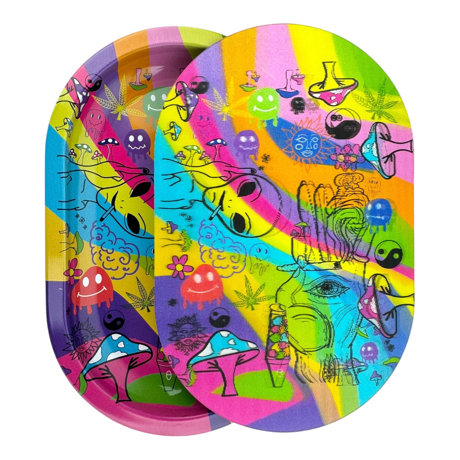 3D Mini Rolling Tray With Magnetic Lid 5.6" x 3.6"