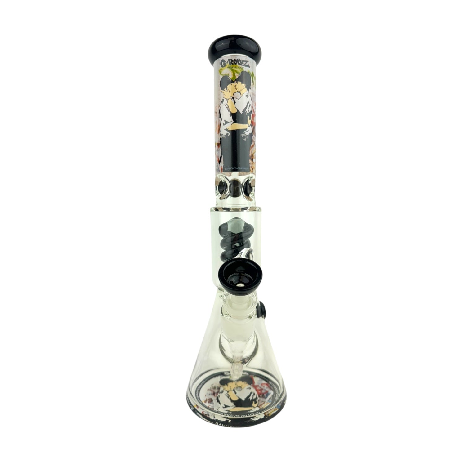 G-Rollz 14" Twist Perc Beaker Glass Water Pipe