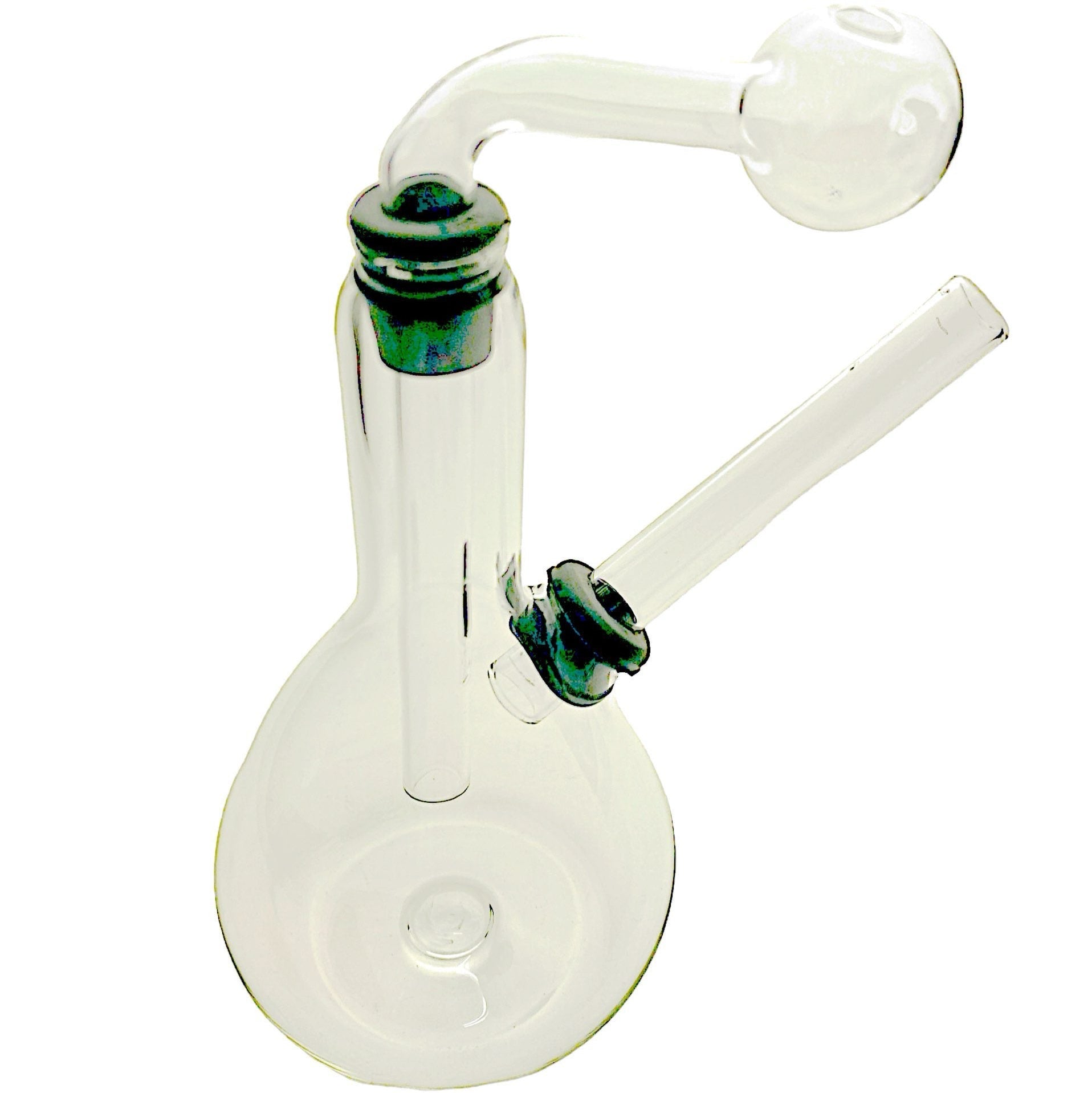 3pc Pear Shaped Oil Burner Water Pipe