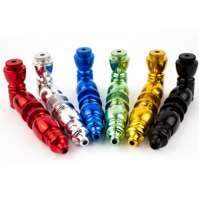 4" Solid Color Metal Hand Pipe
