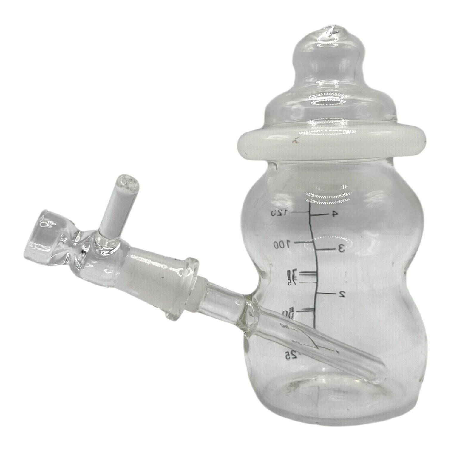 4" Baby Bottle 10mm Female Glass Water Pipe