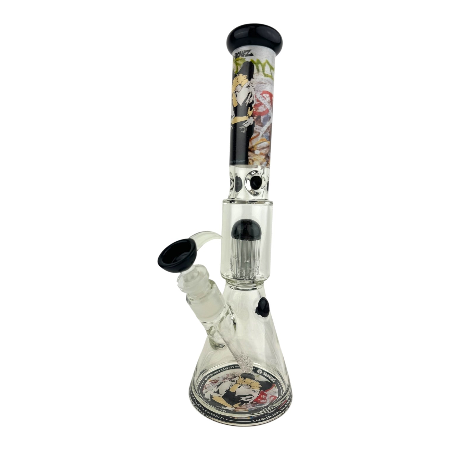 G-Rollz 13.5" Tree Perc Beaker Glass Water Pipe