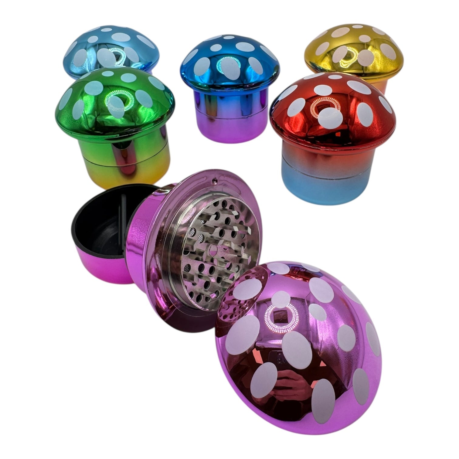 50mm Metallic Mushroom Grinder "DA-053HG"