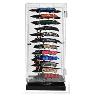 Knife Display Case with LED Lights (Assorted Knives) (24ct)