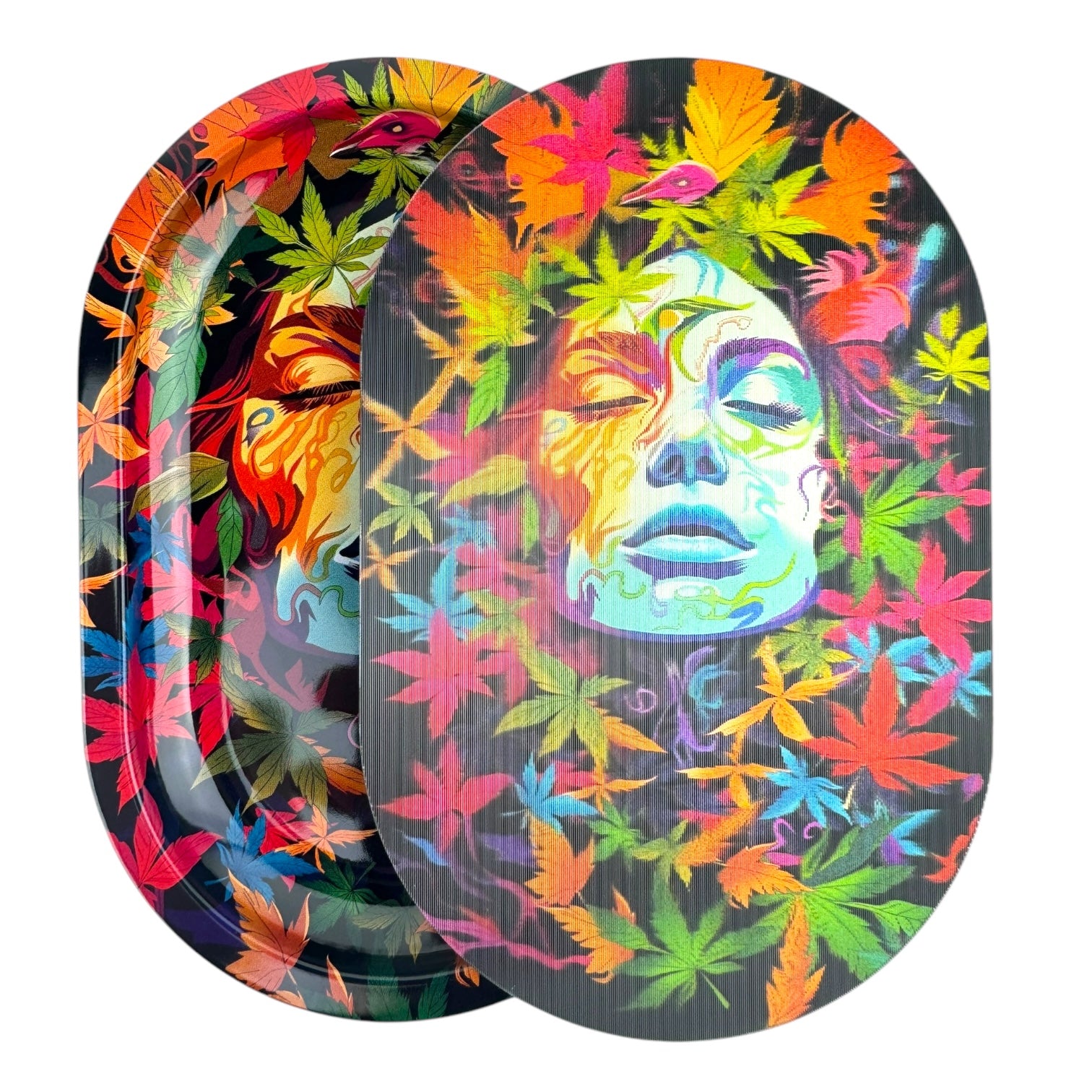 3D Mini Rolling Tray With Magnetic Lid 5.6" x 3.6"