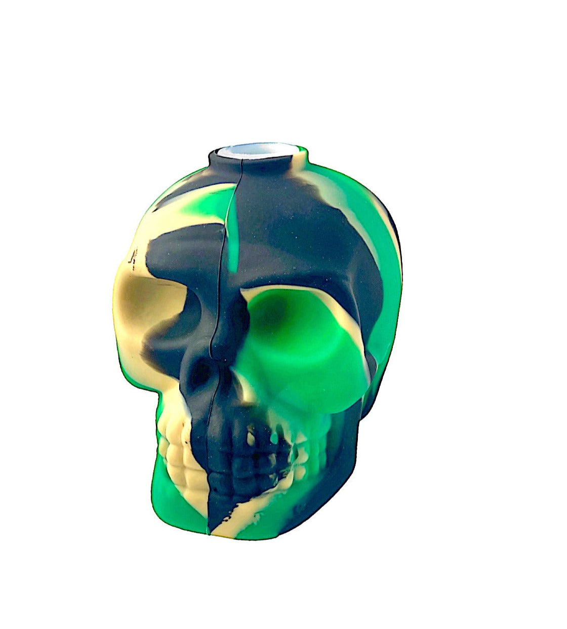4" Skull Silicone Water Pipe Assorted Colors
