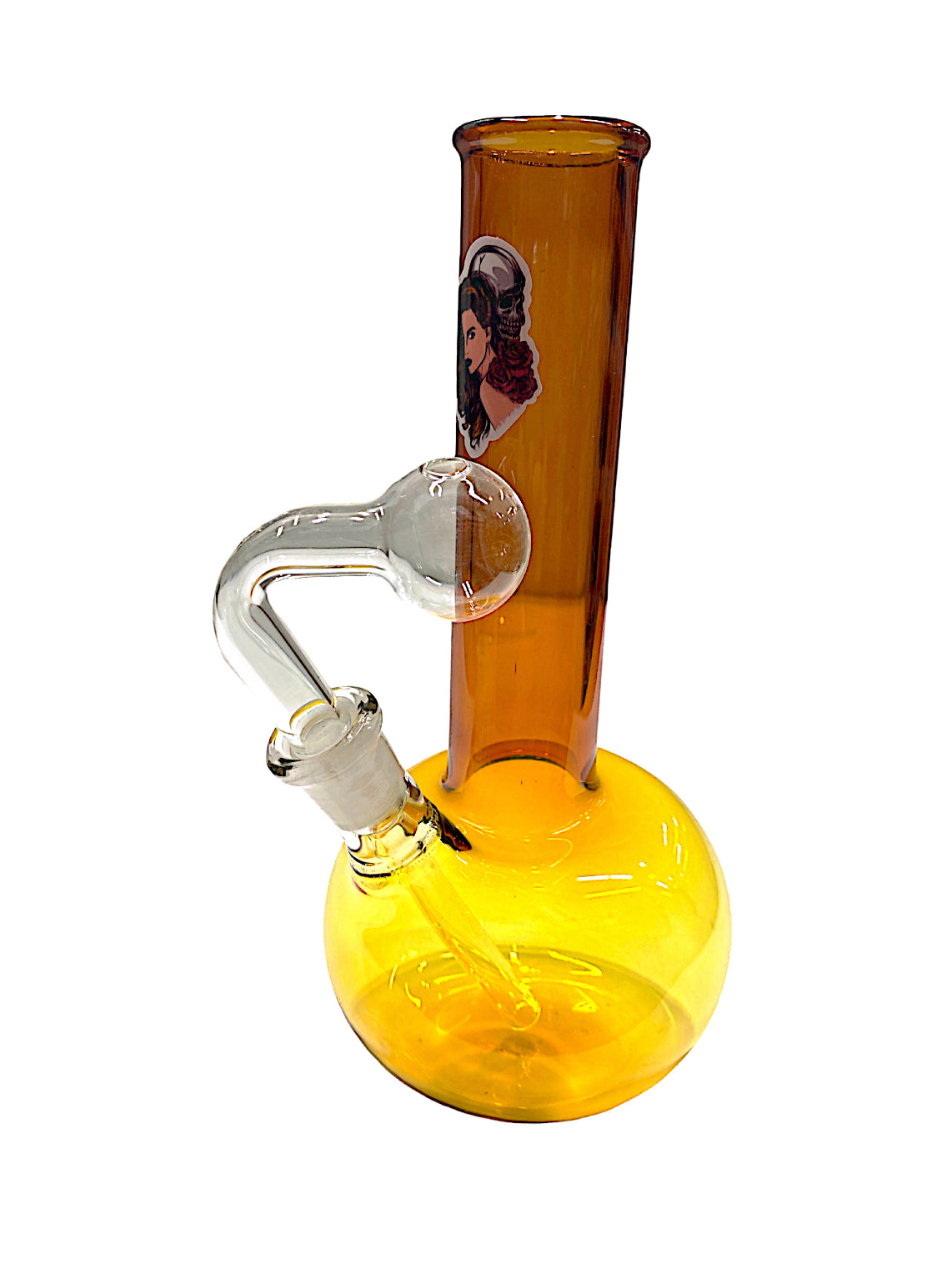 8" G/G OB Water Pipe - Assorted Sticker