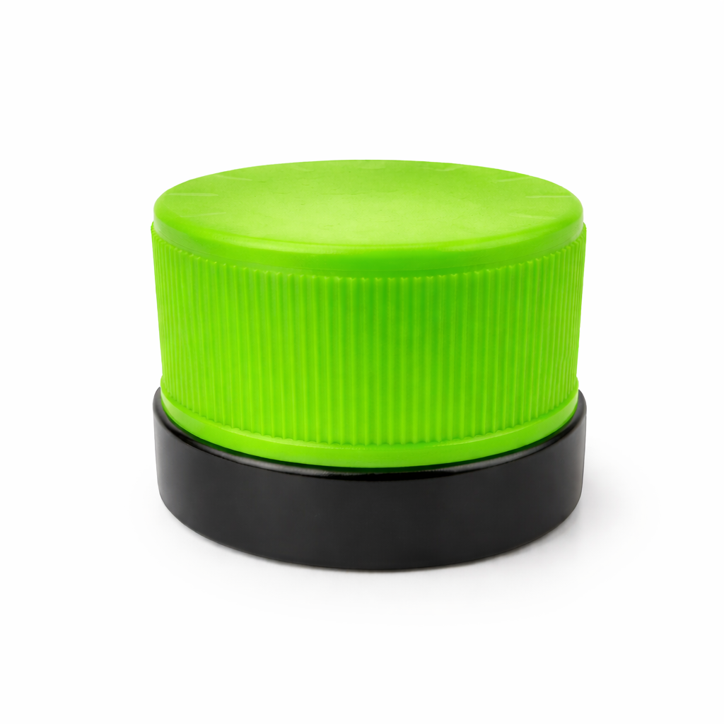 5ml Black Child Resistant Glass Jar with Color Cap - Lo Pro