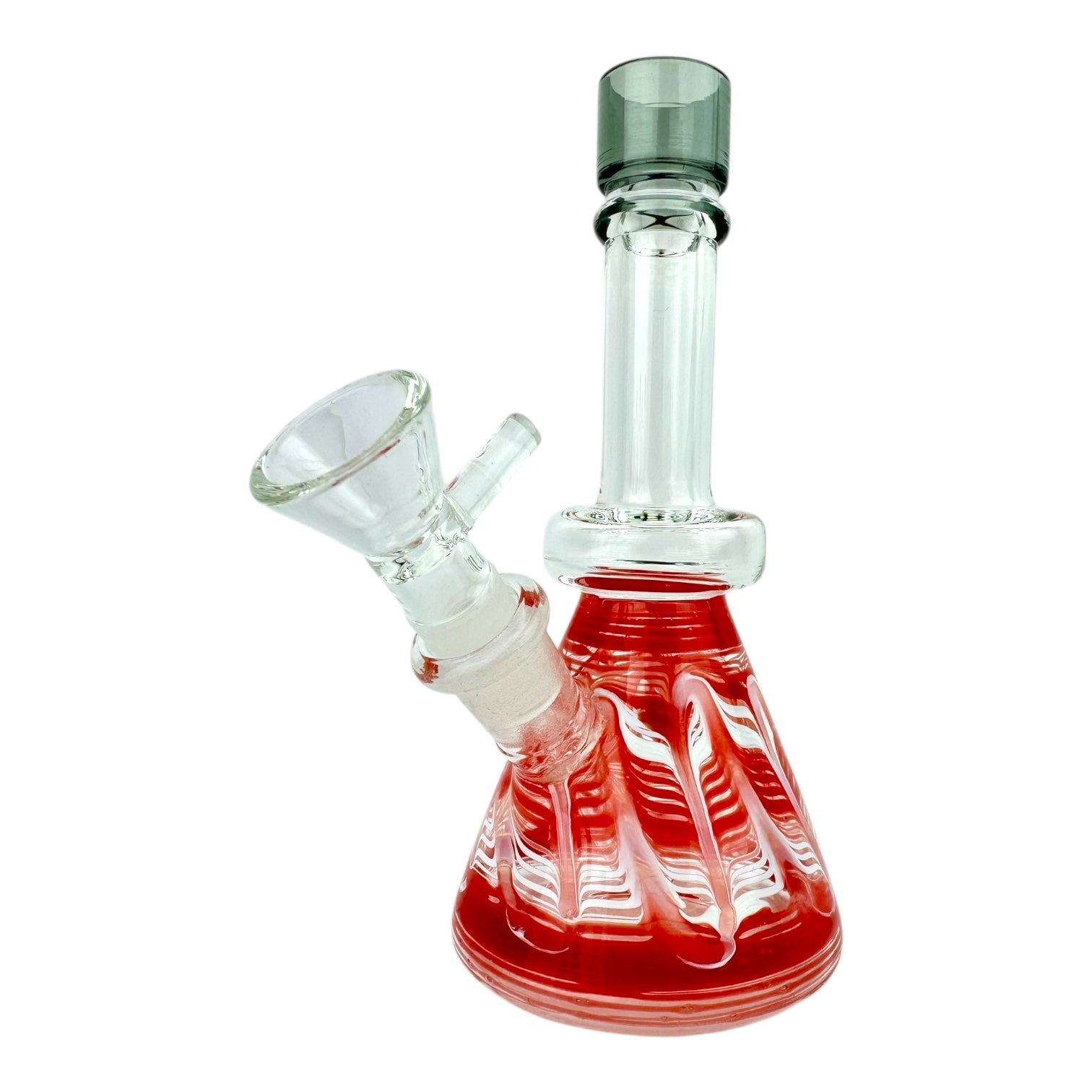 6.5" Mini Color Straight Tube Bent Neck Water Pipe