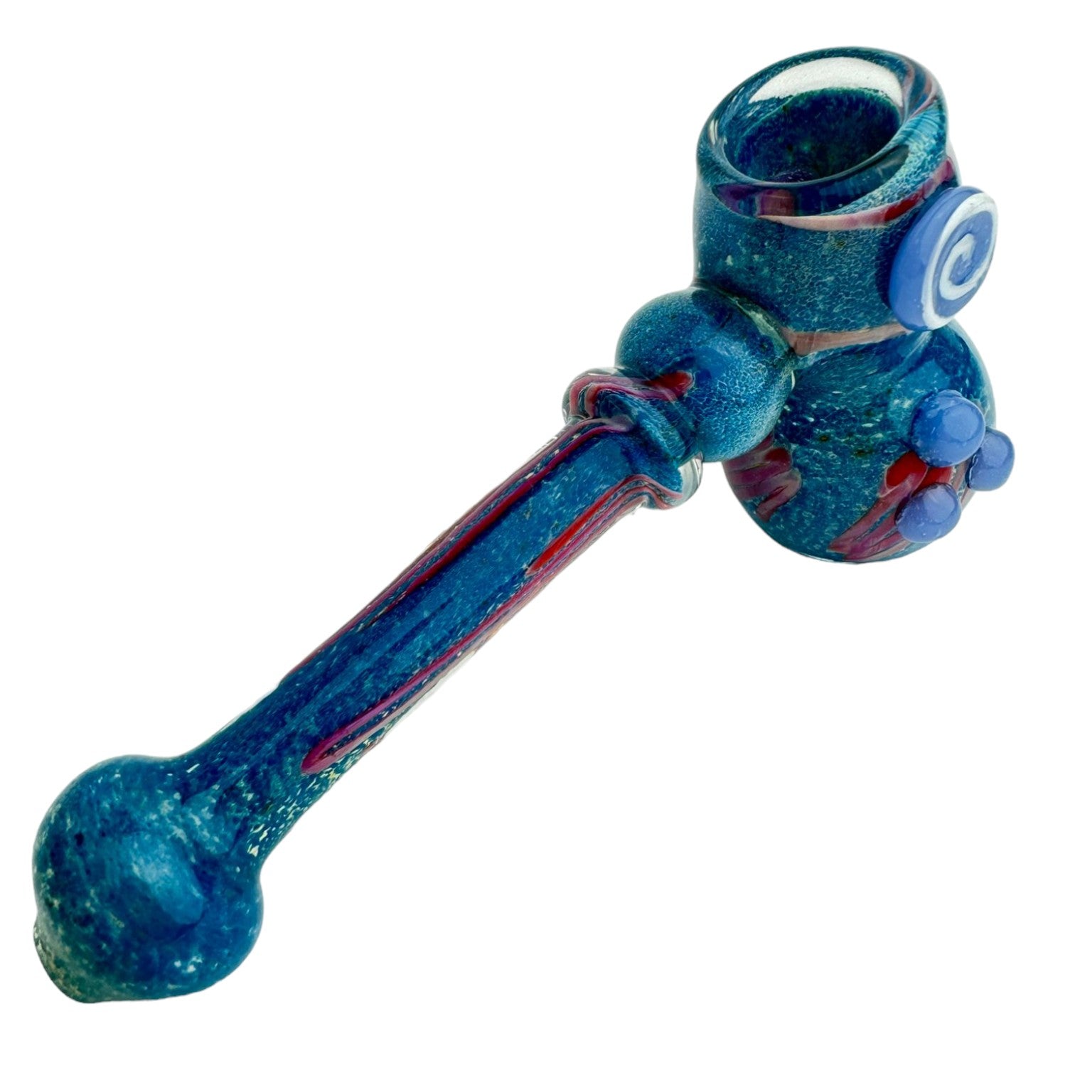 6.5" Wig Wag Hammer w/ Button Hand Pipe (Assorted Colors)