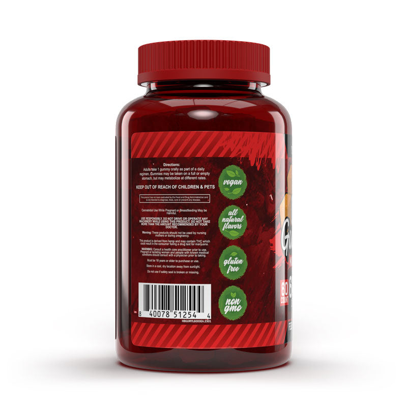 Hemp Bombs - CBD Sleep Gummies 60-count (100mg CBD Per Gummy) 6000mg CBD Per Jar