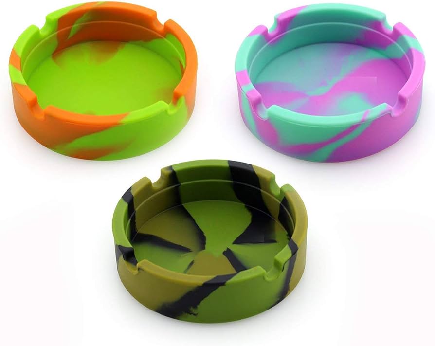 Round Silicone Ashtray